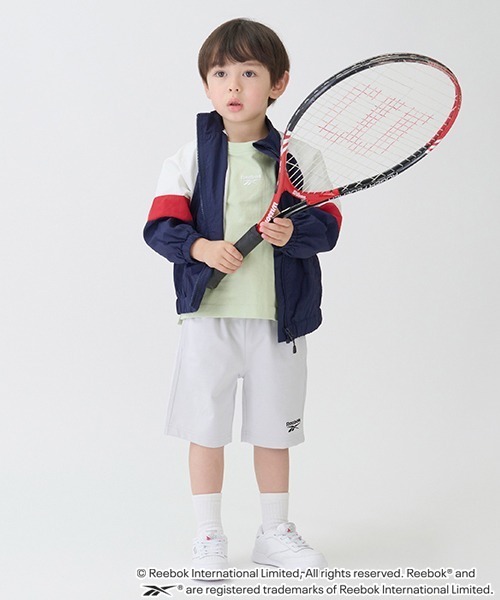 petit main(プティマイン)の「【Reebok】切替ナイロンジャケット(ナイロンジャケット・キッズ・ネイビー/ライトピンク/ライトブルー・90cm/100cm/110cm/120cm/130cm/140cm)」の20枚目の写真
