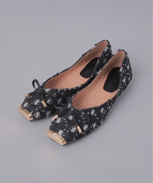 Olu.（オルドット）の「スクエアトゥデニムパンプス（パンプス・レディース・ダークブルー/ライトブルー・39/37/35）」の5枚目の写真