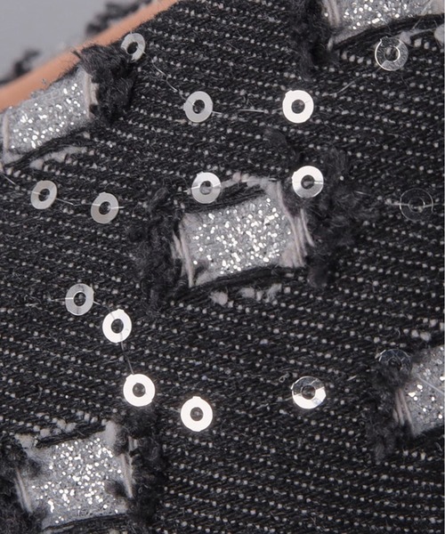 Olu.（オルドット）の「スクエアトゥデニムパンプス（パンプス・レディース・ダークブルー/ライトブルー・39/37/35）」の8枚目の写真