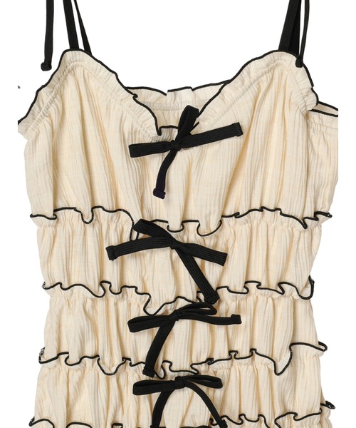 DURAS（デュラス）の「Ribboned dress（ワンピース・レディース・ホワイト/グレー/ベージュ・FREE）」の15枚目の写真