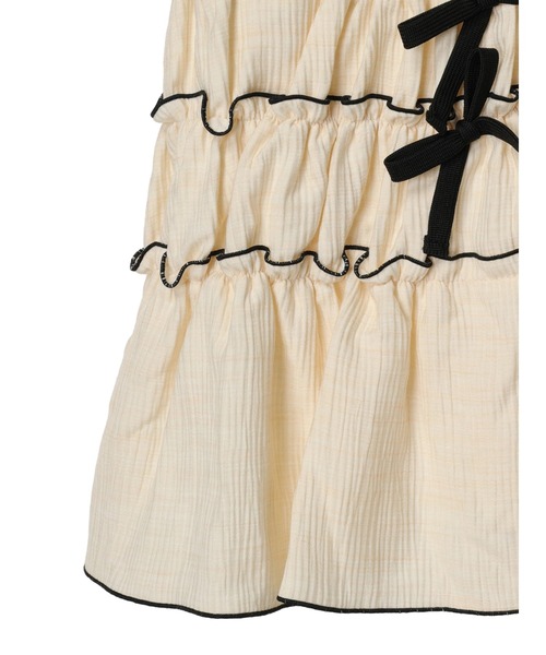 DURAS（デュラス）の「Ribboned dress（ワンピース・レディース・ホワイト/グレー/ベージュ・FREE）」の17枚目の写真