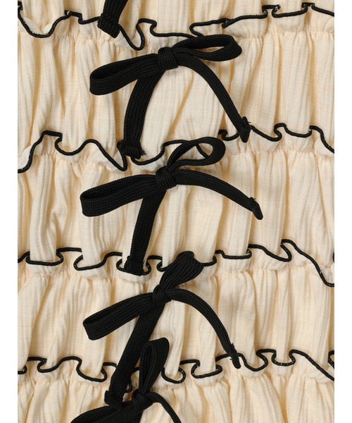 DURAS（デュラス）の「Ribboned dress（ワンピース・レディース・ホワイト/グレー/ベージュ・FREE）」の18枚目の写真