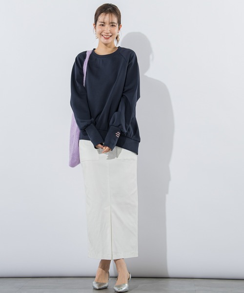 VICKY(ビッキー)の「【ストレスフリーな履き心地】ハイテンションスカート《手洗い可能》(スカート・レディース・ホワイト/ダークネイビー/イエロー/ブラック・M)」の15枚目の写真