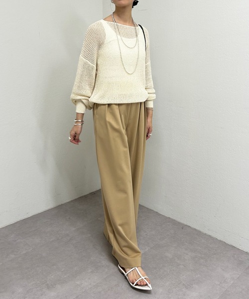 SHENERY（シーナリー）の「リブタンクトップ（タンクトップ・レディース・ブラック/オフホワイト/グレー/ピンク/モカ/ネイビー・FREE）」の20枚目の写真