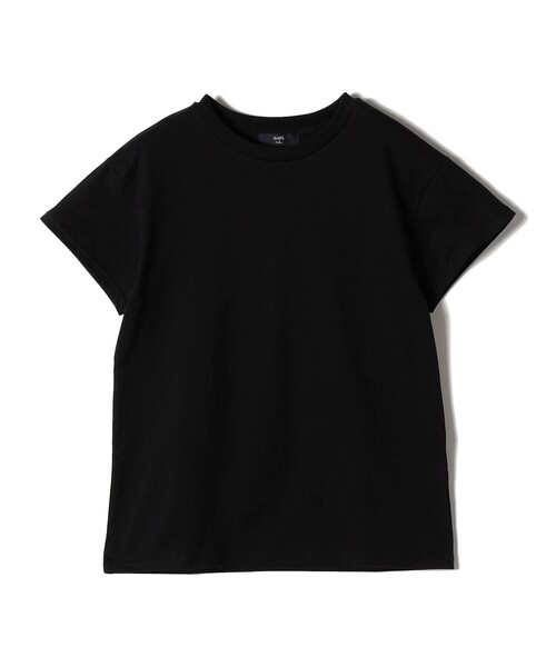 SHIPS Colors(シップス カラーズ)の「SHIPS Colors:天竺 ショートスリーブ ベーシック TEE◇(Tシャツ/カットソー・レディース・ブラック/オフホワイト/ライトグリーン/ラベンダー・ONE SIZE)」の5枚目の写真