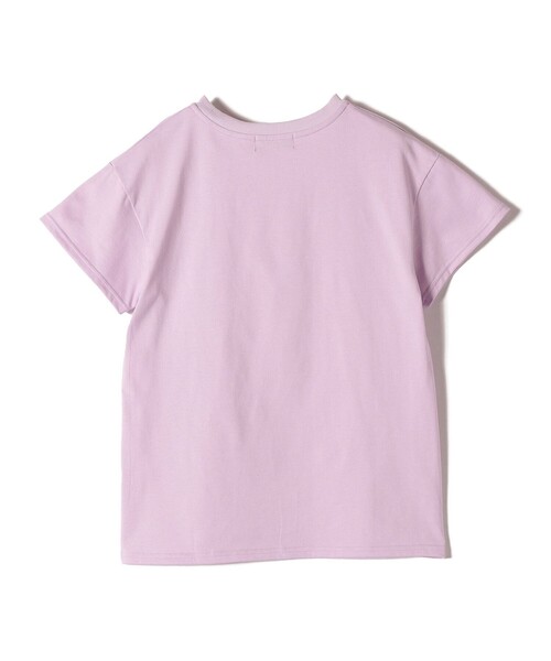 SHIPS Colors(シップス カラーズ)の「SHIPS Colors:天竺 ショートスリーブ ベーシック TEE◇(Tシャツ/カットソー・レディース・ブラック/オフホワイト/ライトグリーン/ラベンダー・ONE SIZE)」の7枚目の写真