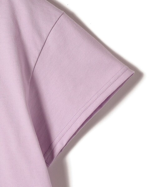 SHIPS Colors(シップス カラーズ)の「SHIPS Colors:天竺 ショートスリーブ ベーシック TEE◇(Tシャツ/カットソー・レディース・ブラック/オフホワイト/ライトグリーン/ラベンダー・ONE SIZE)」の9枚目の写真
