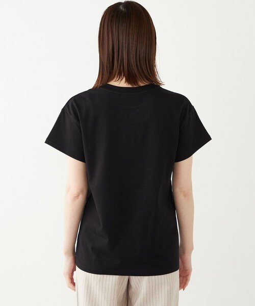 SHIPS Colors(シップス カラーズ)の「SHIPS Colors:天竺 ショートスリーブ ベーシック TEE◇(Tシャツ/カットソー・レディース・ブラック/オフホワイト/ライトグリーン/ラベンダー・ONE SIZE)」の18枚目の写真
