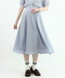 F i.n.t | サッカーギンガムフレアースカート(スカート)