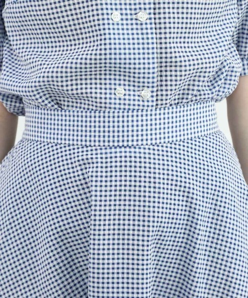 F i.n.t（フィント）の「サッカーギンガムフレアースカート/fint（スカート・レディース・ブラック×ホワイト/ホワイト×ブルー・FREE）」の21枚目の写真