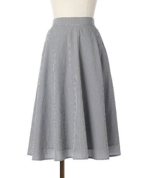 F i.n.t（フィント）の「サッカーギンガムフレアースカート/fint（スカート・レディース・ブラック×ホワイト/ホワイト×ブルー・FREE）」の13枚目の写真