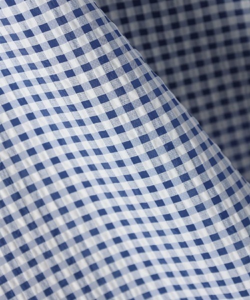 F i.n.t（フィント）の「サッカーギンガムフレアースカート/fint（スカート・レディース・ブラック×ホワイト/ホワイト×ブルー・FREE）」の16枚目の写真