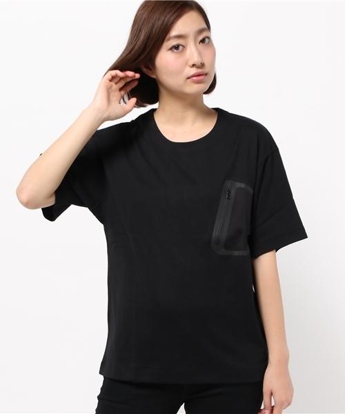 MR.EVERYDAY`S（ミスターエブリデイズ）の「MR.EVERYDAY'S ミスターエブリデイズ / ビッグシルエットポケットTシャツ ポケT（Tシャツ/カットソー・レディース・ネイビー/ホワイト/ブラック/ライトグレー・X-SMALL）」の3枚目の写真