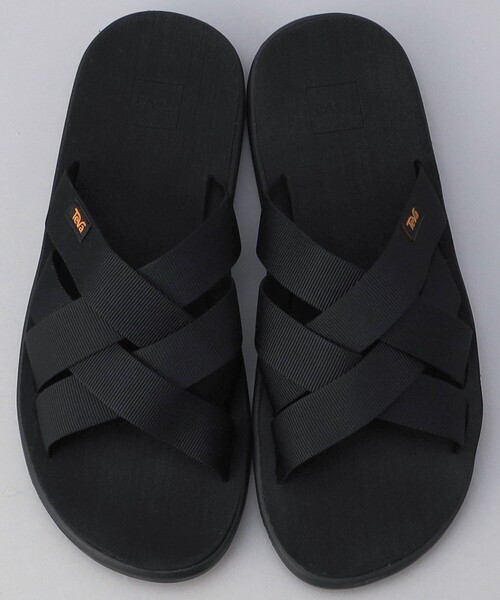 Teva（テバ）の「TEVA/テバ VOYA SLIDE/スライドサンダル（サンダル・メンズ・ブラック・8/10/9）」の2枚目の写真