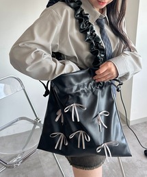 【apres jour mignon SOIE】リボンバッグ【ZOZOTOWN限定アイテム】