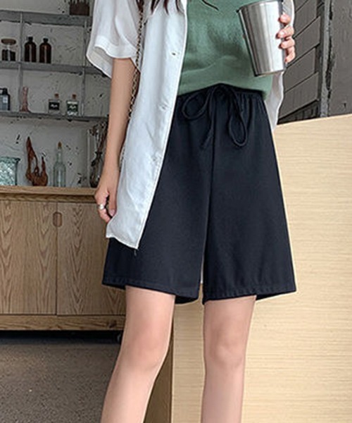 gossip!ロサンゼルス(ゴシップロサンゼルス)の「YUGA ルーズ ショートパンツ(その他パンツ・レディース・ブラック/グリーン/ブルー・FREE)」の5枚目の写真