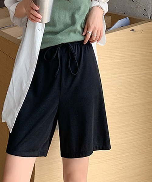 gossip!ロサンゼルス(ゴシップロサンゼルス)の「YUGA ルーズ ショートパンツ(その他パンツ・レディース・ブラック/グリーン/ブルー・FREE)」の4枚目の写真