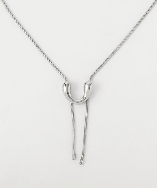 BEAUTY&YOUTH UNITED ARROWS（ビューティーアンドユースユナイテッドアローズ）の「メタル ヘンケイ Uモチーフ タイ ネックレス（ネックレス・レディース・シルバー/ゴールド・FREE）」の10枚目の写真