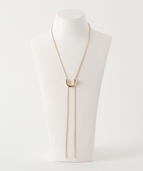 BEAUTY&YOUTH UNITED ARROWS（ビューティーアンドユースユナイテッドアローズ）の「メタル ヘンケイ Uモチーフ タイ ネックレス（ネックレス・レディース・シルバー/ゴールド・FREE）」の11枚目の写真