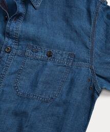 RRL リネン シャツ 麻 インディゴ 総柄 RRL リネン シャツ 麻 インディゴ 総柄 - メルカリ