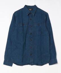RRL（ダブル アール エル）の「インディゴ リネン ワークシャツ