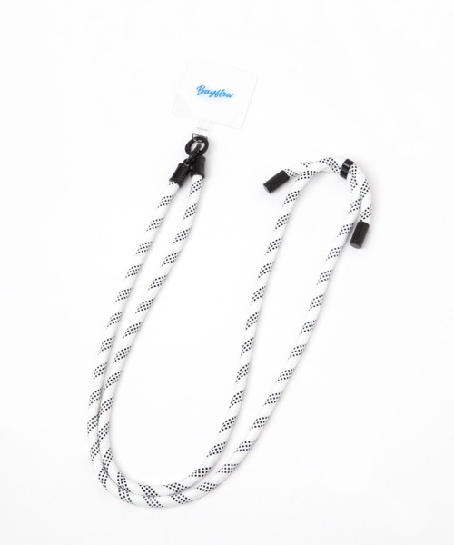 BAYFLOW（ベイフロー）の「[長さ調整可能]BFコードストラップ（スマホグッズ・レディース・ブルー/ブラック/オレンジ/ベージュ/ホワイト・0）」の13枚目の写真