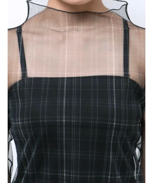 MERCURYDUO（マーキュリーデュオ）の「シアープリントカットソー（Tシャツ/カットソー・レディース・ベージュ/ブラック・FREE）」の13枚目の写真