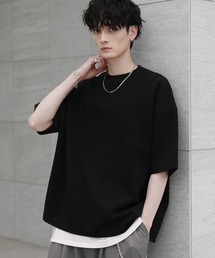 コットンポンチヘビーウェイト半袖ドルマンTシャツ