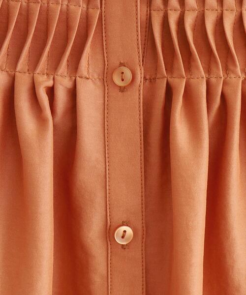 grove（グローブ）の「◆ねじりタックフレアーブラウス（シャツ/ブラウス・レディース・オレンジ/オフホワイト/ブラック・02/03/01/04/05）」の16枚目の写真