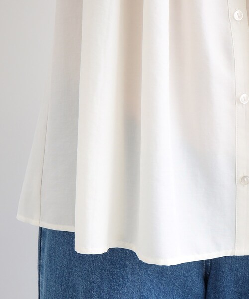 grove（グローブ）の「◆ねじりタックフレアーブラウス（シャツ/ブラウス・レディース・オレンジ/オフホワイト/ブラック・02/03/01/04/05）」の22枚目の写真