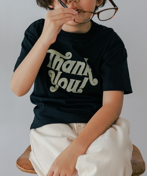 ZERO standerd(ゼロスタンダード)の「ZERO standard/ゼロスタンダード プリントTシャツ(Tシャツ/カットソー・キッズ・ブラック/ブルー系その他5/グレー系その他/ブラック系その他2/オフホワイト/グレー/チャコールグレー/ホワイト系その他2/ブラック系その他/グレー系その他6/ネイビー/ベージュ/ホワイト系その他/ベージュ系その他/ホワイト系その他3・100cm/110cm/120cm/130cm/140cm/150cm/160cm)」の6枚目の写真