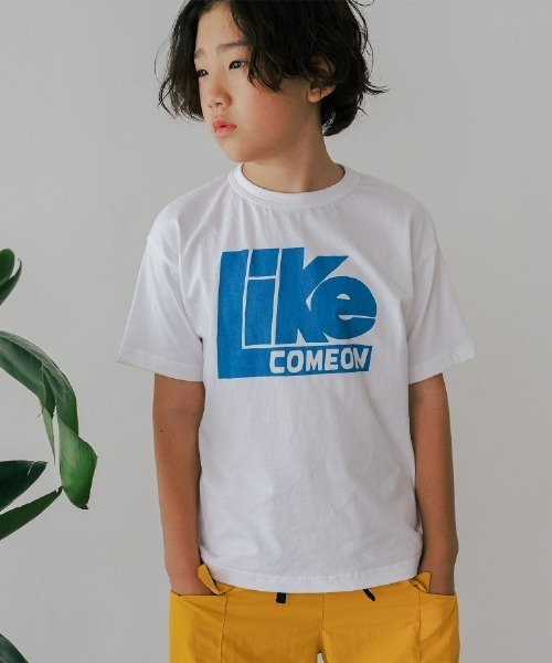 ZERO standerd(ゼロスタンダード)の「ZERO standard/ゼロスタンダード プリントTシャツ(Tシャツ/カットソー・キッズ・ブラック/ブルー系その他5/グレー系その他/ブラック系その他2/オフホワイト/グレー/チャコールグレー/ホワイト系その他2/ブラック系その他/グレー系その他6/ネイビー/ベージュ/ホワイト系その他/ベージュ系その他/ホワイト系その他3・100cm/110cm/120cm/130cm/140cm/150cm/160cm)」の2枚目の写真