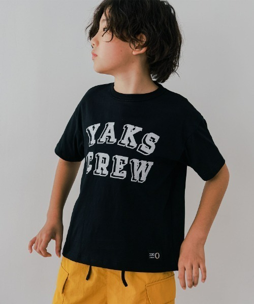ZERO standerd(ゼロスタンダード)の「ZERO standard/ゼロスタンダード プリントTシャツ(Tシャツ/カットソー・キッズ・ブラック/ブルー系その他5/グレー系その他/ブラック系その他2/オフホワイト/グレー/チャコールグレー/ホワイト系その他2/ブラック系その他/グレー系その他6/ネイビー/ベージュ/ホワイト系その他/ベージュ系その他/ホワイト系その他3・100cm/110cm/120cm/130cm/140cm/150cm/160cm)」の7枚目の写真