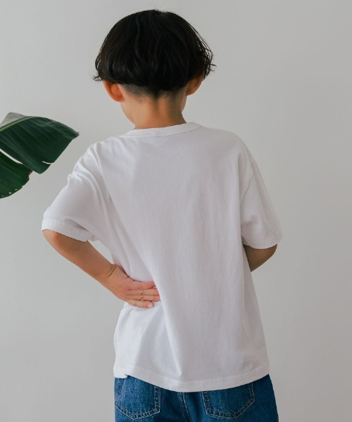 ZERO standerd(ゼロスタンダード)の「ZERO standard/ゼロスタンダード プリントTシャツ(Tシャツ/カットソー・キッズ・ブラック/ブルー系その他5/グレー系その他/ブラック系その他2/オフホワイト/グレー/チャコールグレー/ホワイト系その他2/ブラック系その他/グレー系その他6/ネイビー/ベージュ/ホワイト系その他/ベージュ系その他/ホワイト系その他3・100cm/110cm/120cm/130cm/140cm/150cm/160cm)」の19枚目の写真