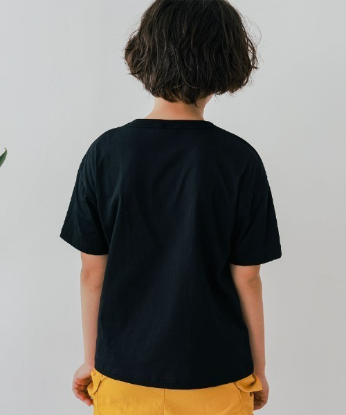 ZERO standerd(ゼロスタンダード)の「ZERO standard/ゼロスタンダード プリントTシャツ(Tシャツ/カットソー・キッズ・ブラック/ブルー系その他5/グレー系その他/ブラック系その他2/オフホワイト/グレー/チャコールグレー/ホワイト系その他2/ブラック系その他/グレー系その他6/ネイビー/ベージュ/ホワイト系その他/ベージュ系その他/ホワイト系その他3・100cm/110cm/120cm/130cm/140cm/150cm/160cm)」の22枚目の写真