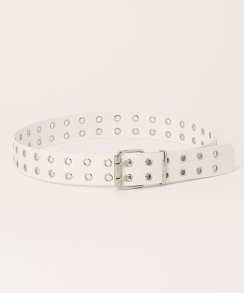 INGNI（イング）の「アイレットベルト／Ａ（ベルト・レディース・クリア/シルバー/ブラック/ホワイト・ONE SIZE）」の2枚目の写真