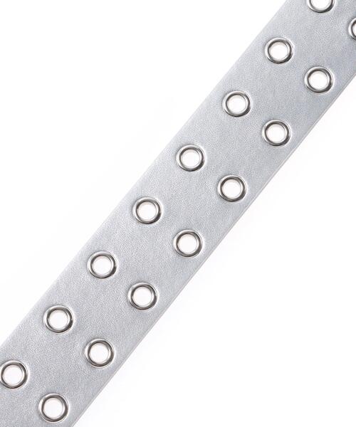 INGNI（イング）の「アイレットベルト／Ａ（ベルト・レディース・クリア/シルバー/ブラック/ホワイト・ONE SIZE）」の13枚目の写真