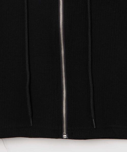 dispark（ディスパーク）の「DISPARK/クロップドZIPフードT（パーカー・レディース・ブラック/グレー・FREE）」の20枚目の写真