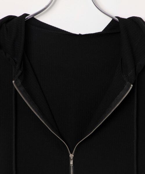 dispark（ディスパーク）の「DISPARK/クロップドZIPフードT（パーカー・レディース・ブラック/グレー・FREE）」の17枚目の写真