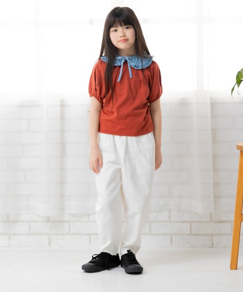 JAM & LINK（ジャムアンドリンク）の「ダンガリー 付け襟（付け襟・キッズ・ブルー/ネイビー・S/M）」の10枚目の写真