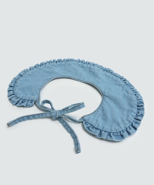 JAM & LINK（ジャムアンドリンク）の「ダンガリー 付け襟（付け襟・キッズ・ブルー/ネイビー・S/M）」の12枚目の写真