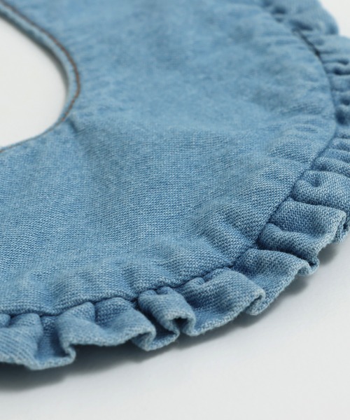 JAM & LINK（ジャムアンドリンク）の「ダンガリー 付け襟（付け襟・キッズ・ブルー/ネイビー・S/M）」の5枚目の写真