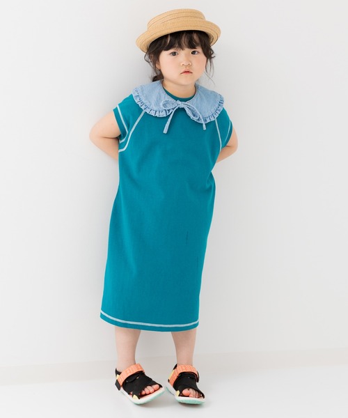 JAM & LINK（ジャムアンドリンク）の「ダンガリー 付け襟（付け襟・キッズ・ブルー/ネイビー・S/M）」の14枚目の写真