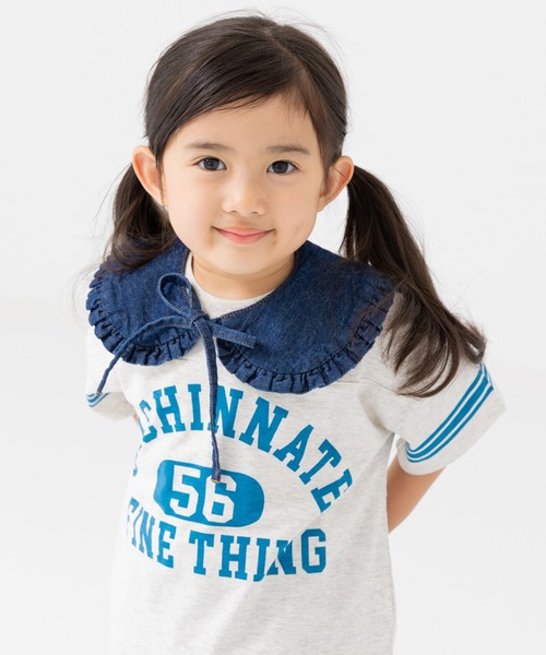 JAM & LINK（ジャムアンドリンク）の「ダンガリー 付け襟（付け襟・キッズ・ブルー/ネイビー・S/M）」の15枚目の写真