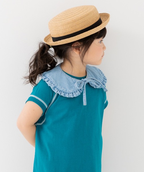 JAM & LINK（ジャムアンドリンク）の「ダンガリー 付け襟（付け襟・キッズ・ブルー/ネイビー・S/M）」の18枚目の写真