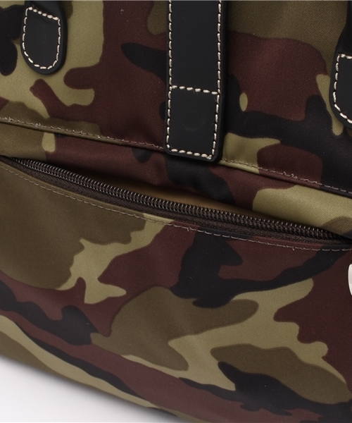 LA BAGAGERIE（ラバガジェリー）の「おむすびトートバッグ Mサイズ（トートバッグ・レディース・ブラック/グリーン系カモフラージュ/カモフラージュ/ネイビー・FREE）」の9枚目の写真