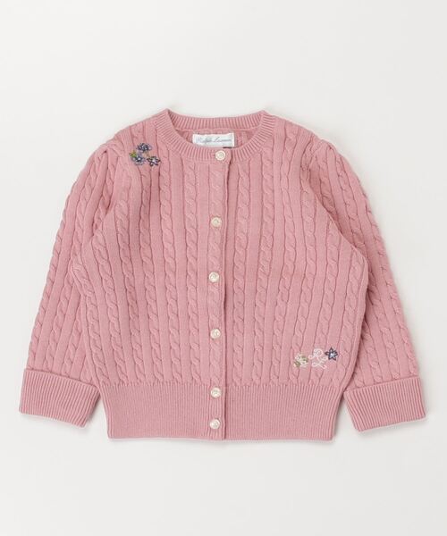 【セール】フローラル ミニケーブル コットン カーディガン（カーディガン/ボレロ）｜POLO RALPH LAUREN CHILDRENSWEAR（ポロ ラルフ ローレン チルドレンズウェア）