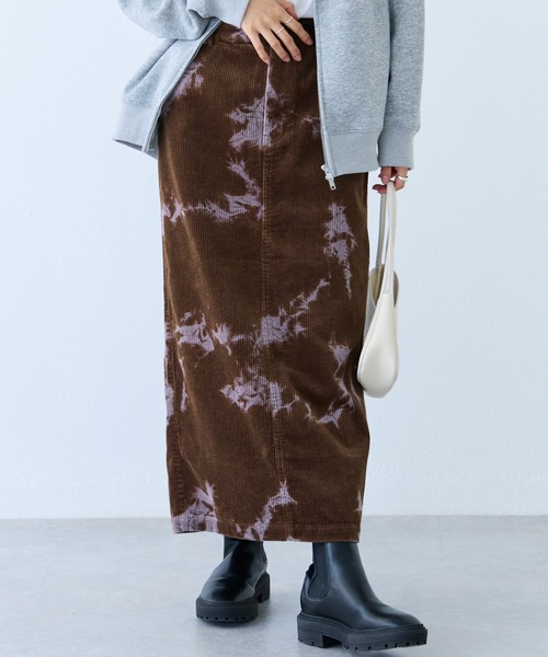 LAVEANGE（ラビアンジェ）の「ブリーチコーデュロイナロースカート（スカート・レディース・ブラック/ブラウン・LL/3L/4L/M）」の11枚目の写真