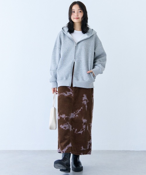 LAVEANGE（ラビアンジェ）の「ブリーチコーデュロイナロースカート（スカート・レディース・ブラック/ブラウン・LL/3L/4L/M）」の15枚目の写真