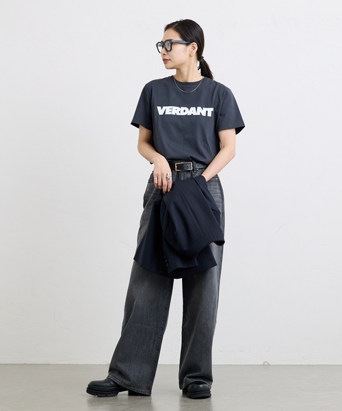 JOURNAL STANDARD(ジャーナルスタンダード)の「《追加3》VERDANT Tシャツ(Tシャツ/カットソー・レディース・ベージュ/ホワイト/チャコールグレー・FREE)」の4枚目の写真